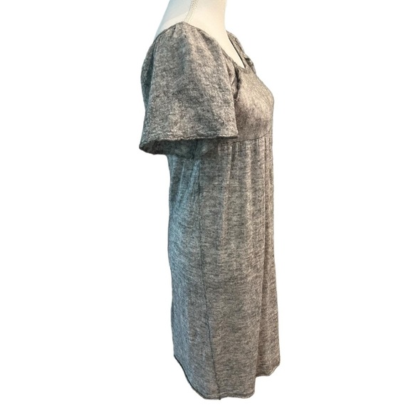 Anthropologie MOTH Gray Zippered Back Sweater Dress Size M - Nylon Wool Alpaca - Picture 3 of 15